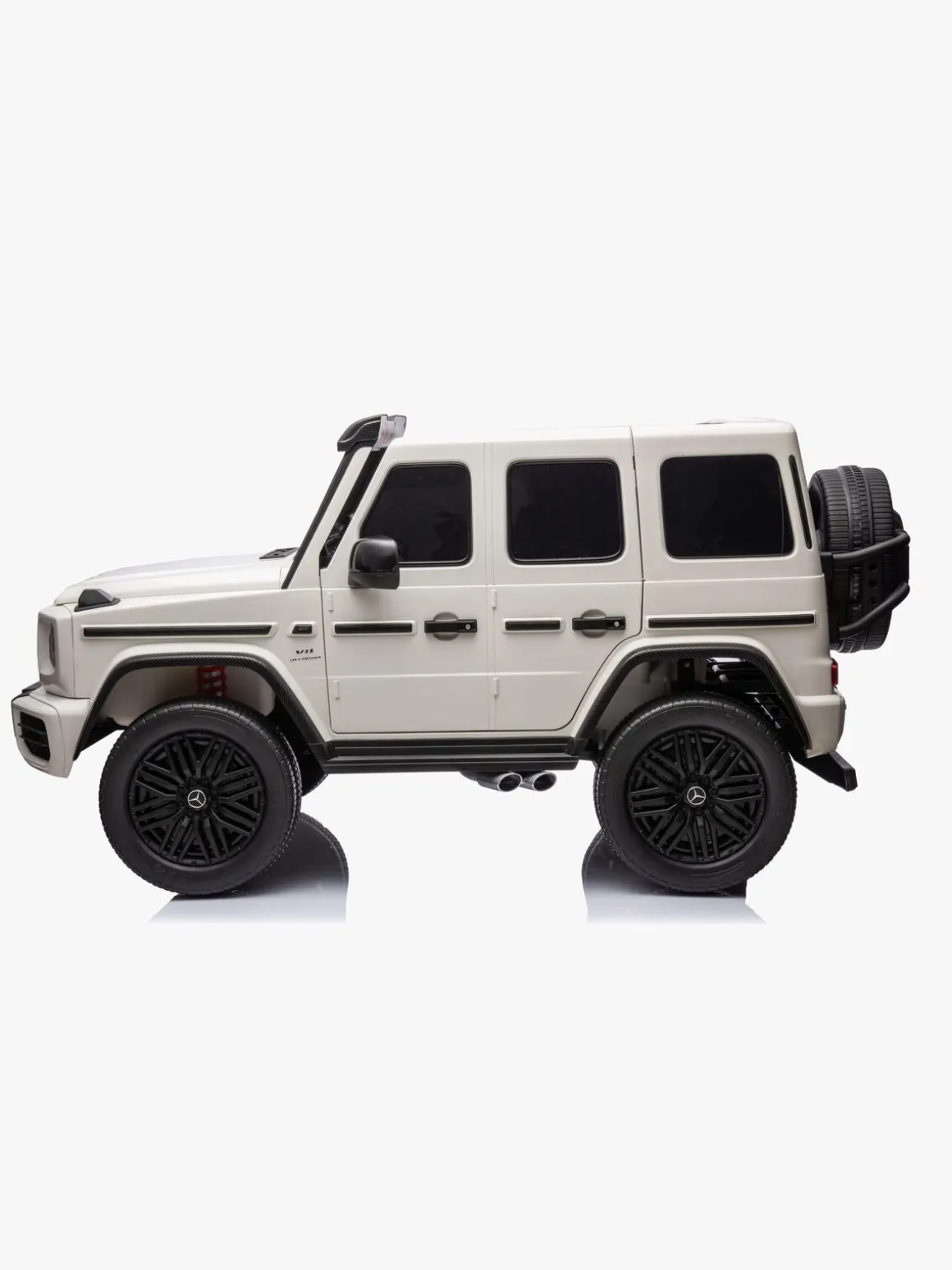 Mercedes Benz AMG G63 Elbil, Hvid