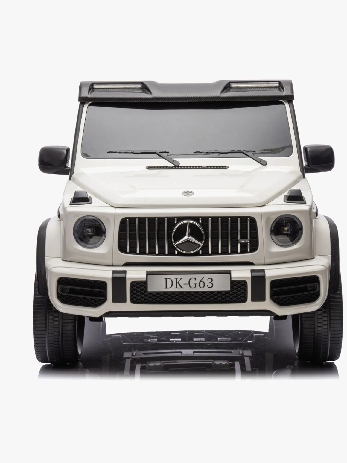 Mercedes Benz AMG G63 Elbil, Hvid