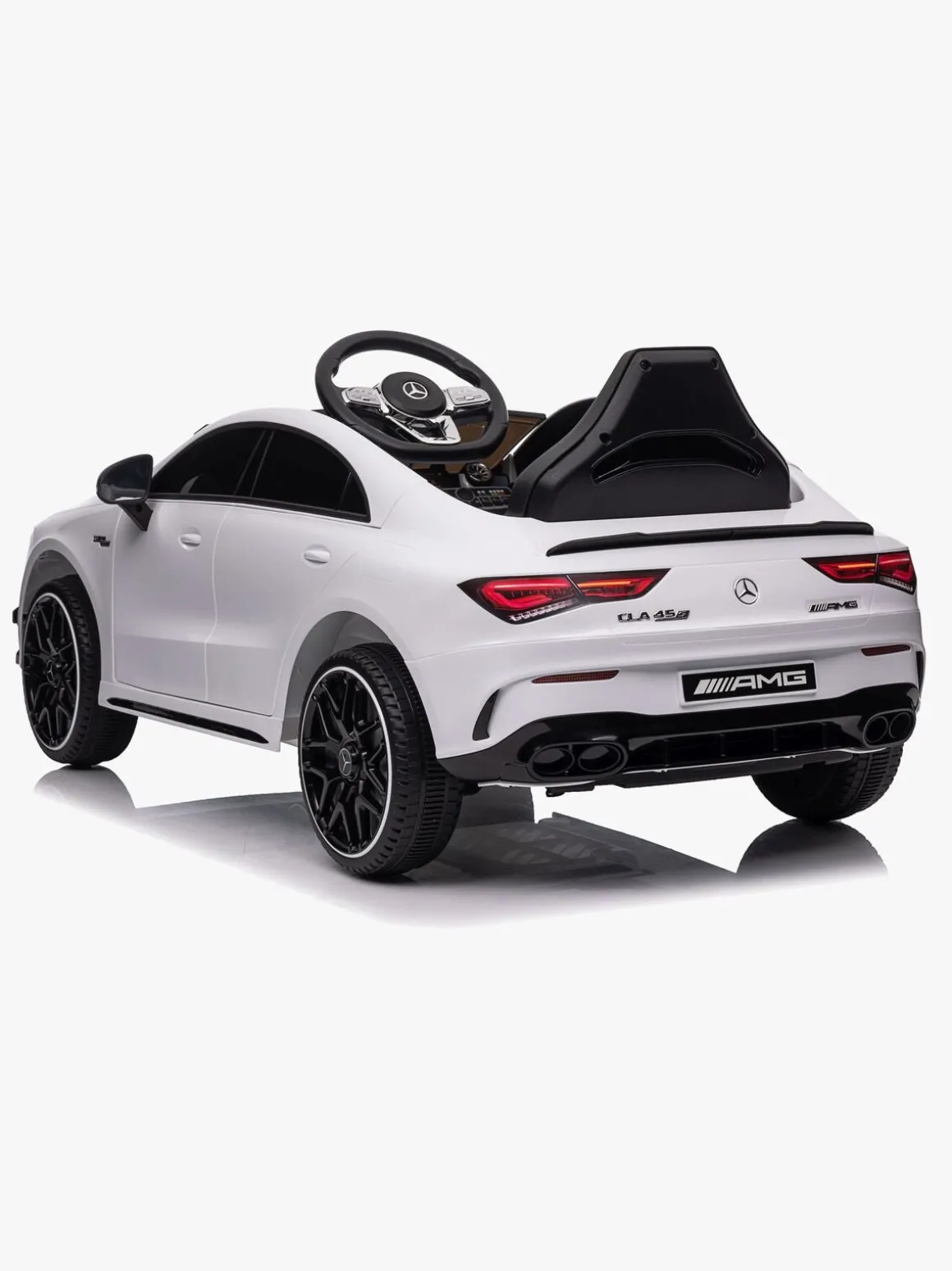 Mercedes Benz CLA45 Elbil, Hvid