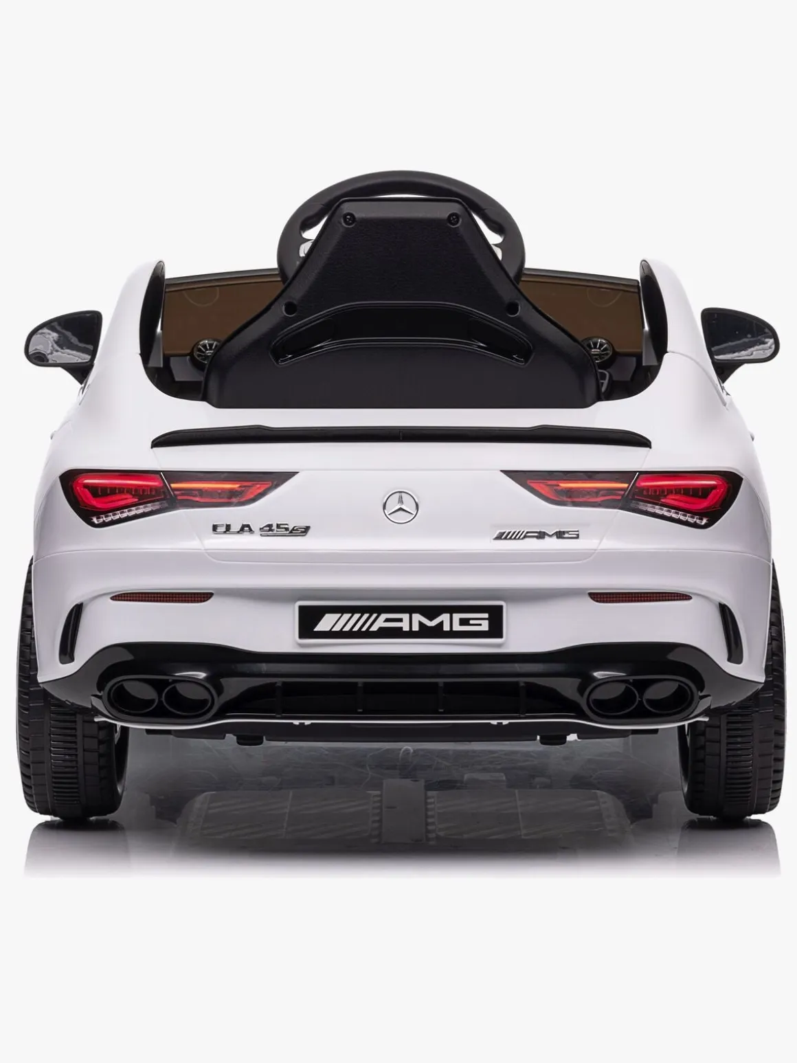 Mercedes Benz CLA45 Elbil, Hvid