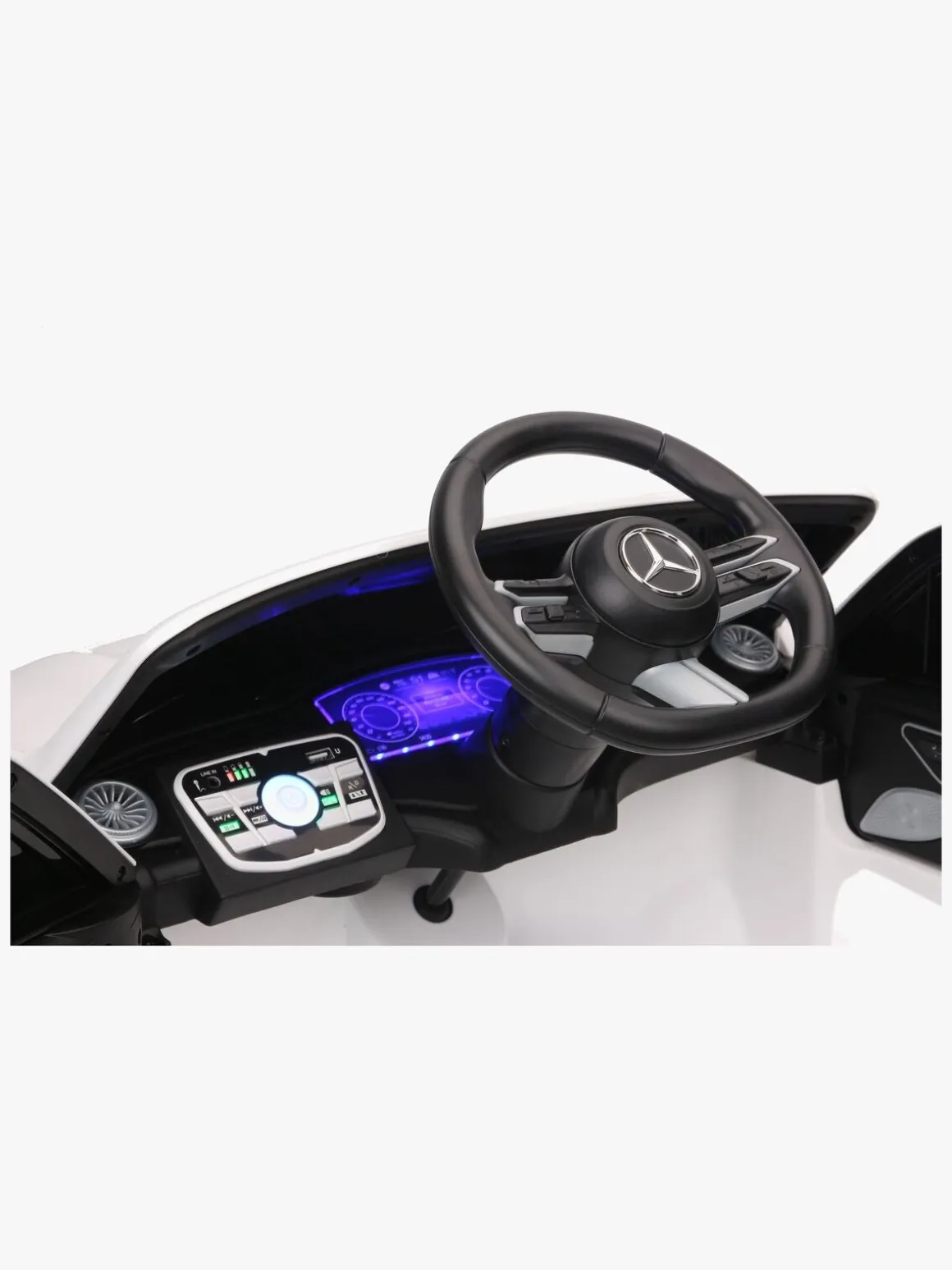 Mercedes-Benz EQS SUV Elbil, Hvid