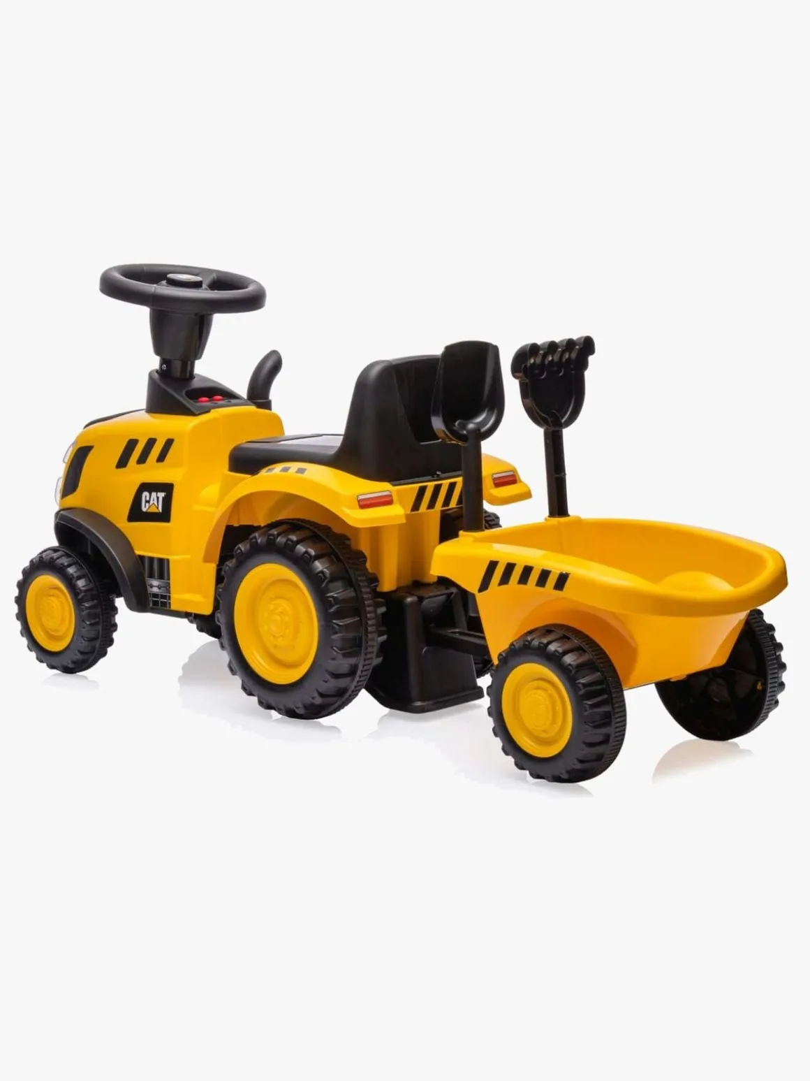 Milly Mally Ride on CAT Traktor, Gul