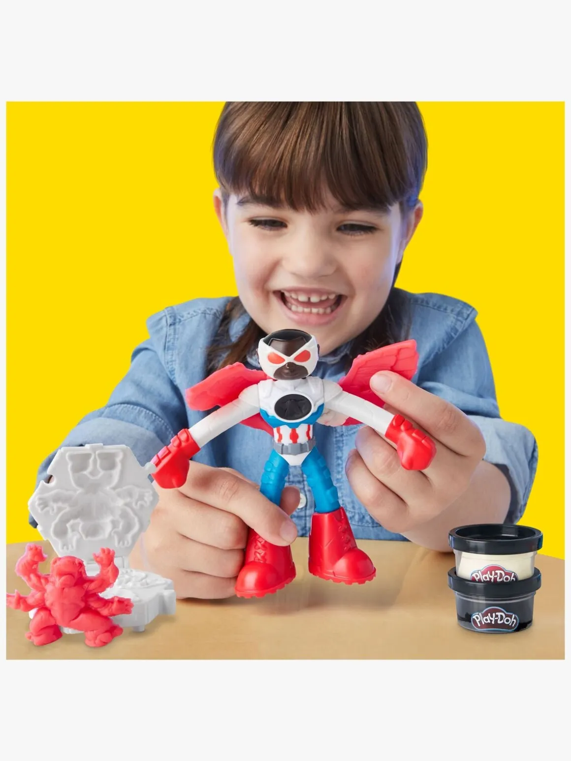 Play-Doh Captain America Legesæt Moto-Slicer