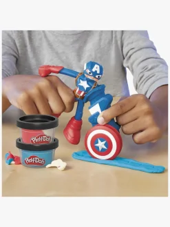 Play-Doh Captain America Stamping Shield Legesæt