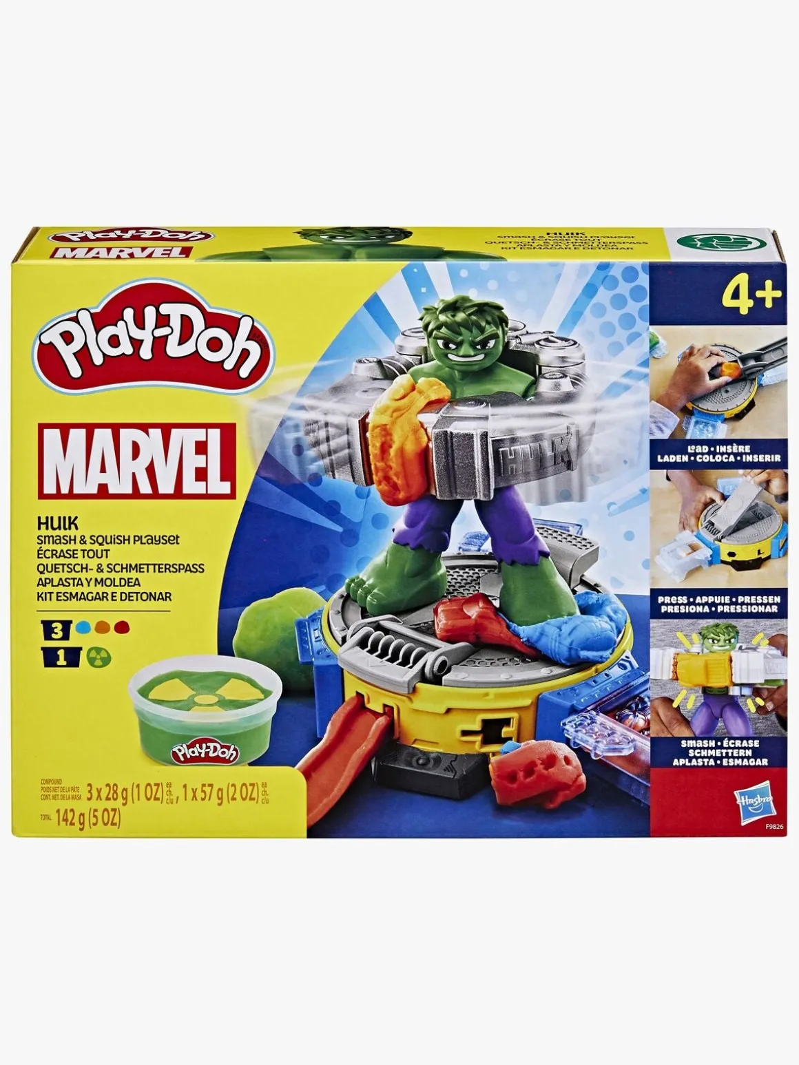 Play-Doh Den Fantastiske Hulk Smash And Squish Legesæt