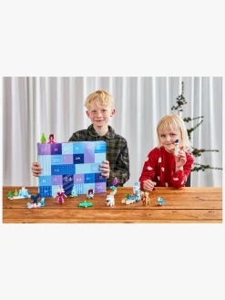 Plus Plus Julekalender 2025 Santa's Northern Lights Adventure