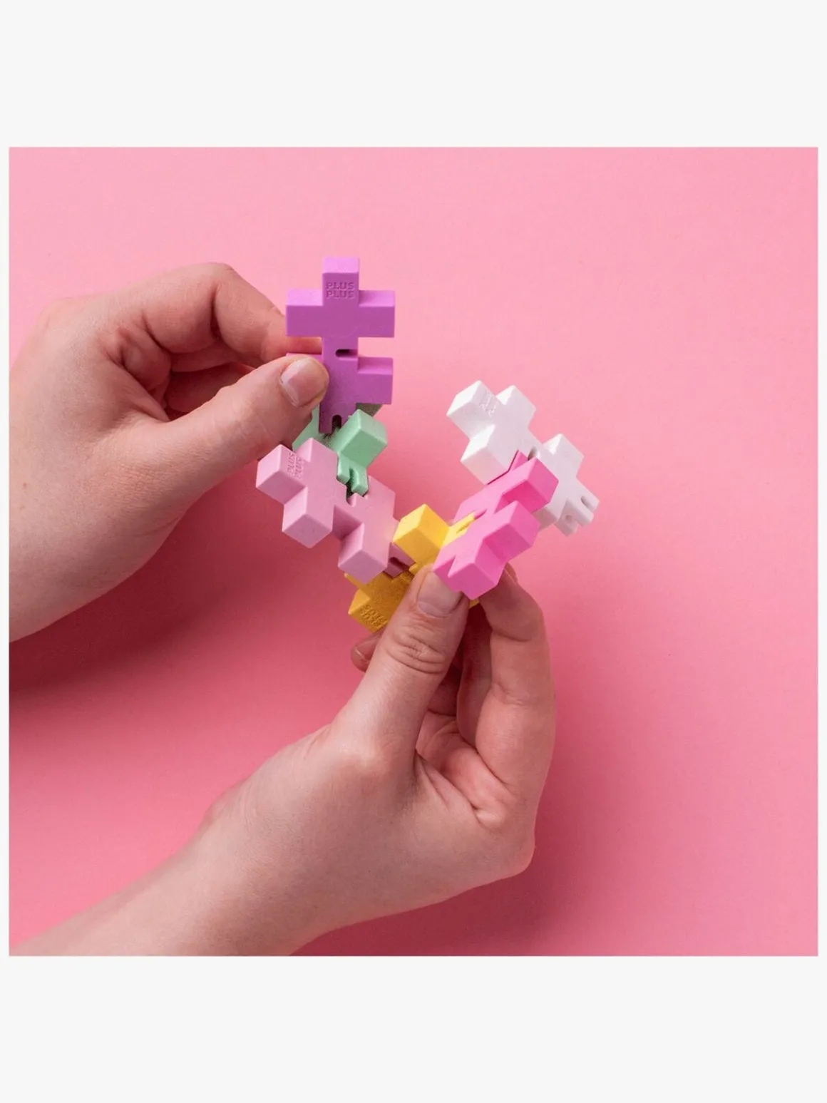 Plus-Plus HEXEL Fidget Legetøj Bubblegum