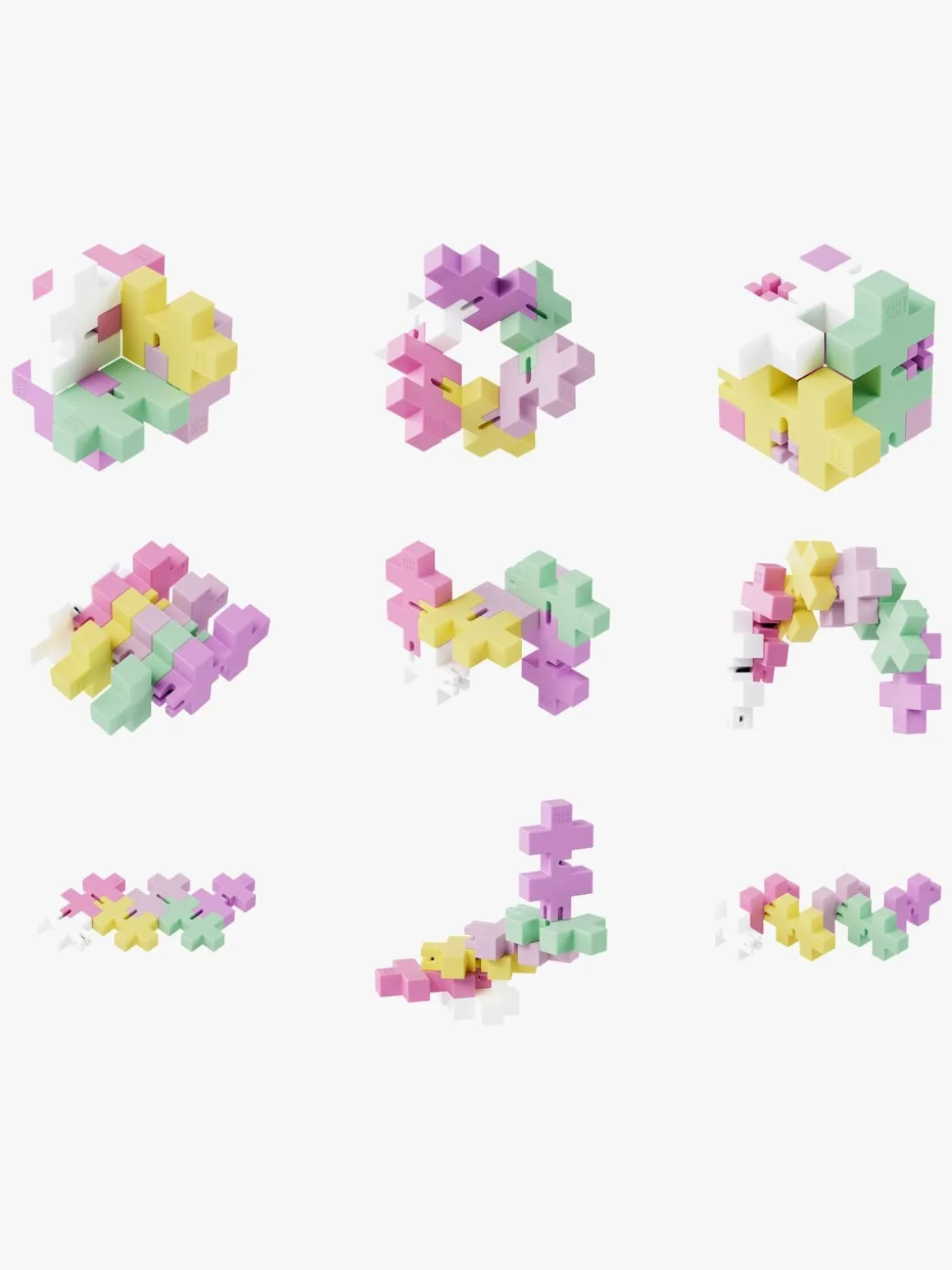 Plus-Plus HEXEL Fidget Legetøj Bubblegum