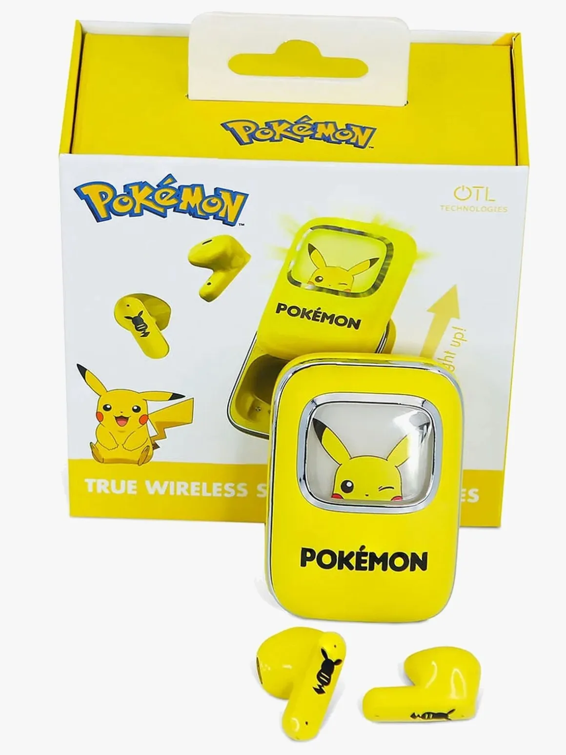 Pokémon Høretelefoner In-Ear TWS med LED Pikachu
