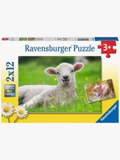 Ravensburger Puslespil Bondegårdsdyr 2x12 Brikker