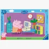 Ravensburger Puslespil Gurli Gris Foran Computeren, 15 Brikker