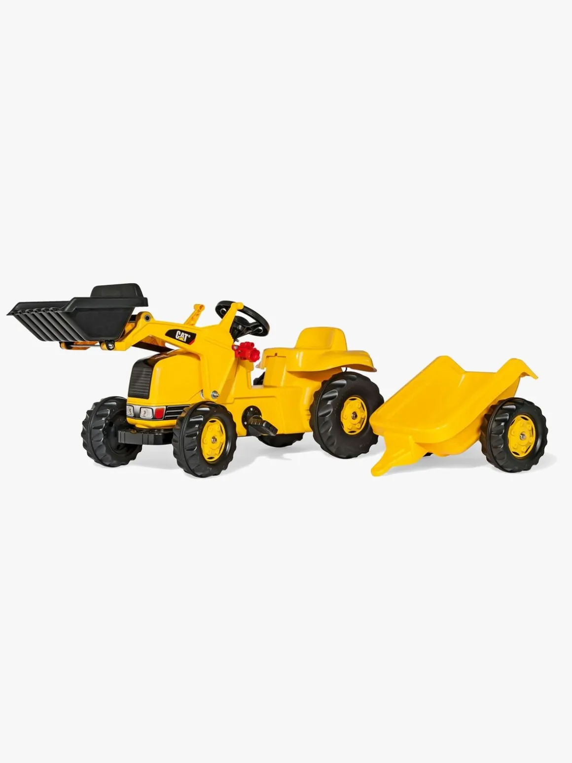 Rolly Toys CAT Traktor med Frontlæsser og Anhænger