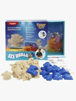 Sandy Clay Modellersand Sea World Set, Beige