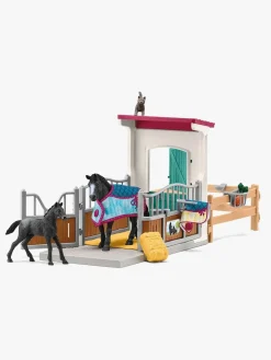 Schleich Legetøjssæt Hesteboks med Hoppe og Føl