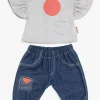 Skrållan Dukketøj Jeans Og Top