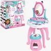 Smoby Gabby's Dollhouse 2-i-1 Sminkebord med Skammel
