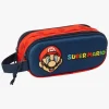 Super Mario 3D Dobbelt Penalhus, Rød/Marineblå