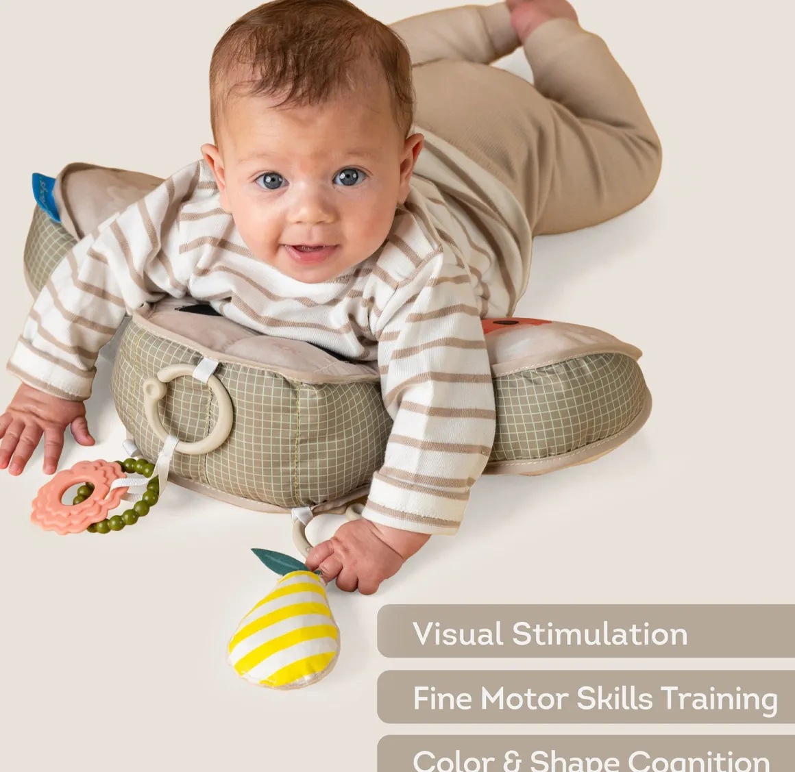 TAF Toys Bear Tummy Time Aktivitetslegetøj