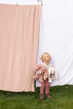 Teddykompaniet Bamse Kanin Linnea 30 cm, Misty rose