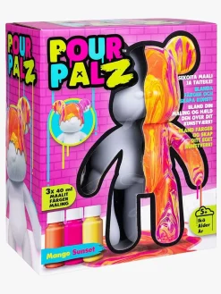 TOYMONSTER POUR PALZ DIY-sæt Mal Din Egen Bjørn, Mango Sunset