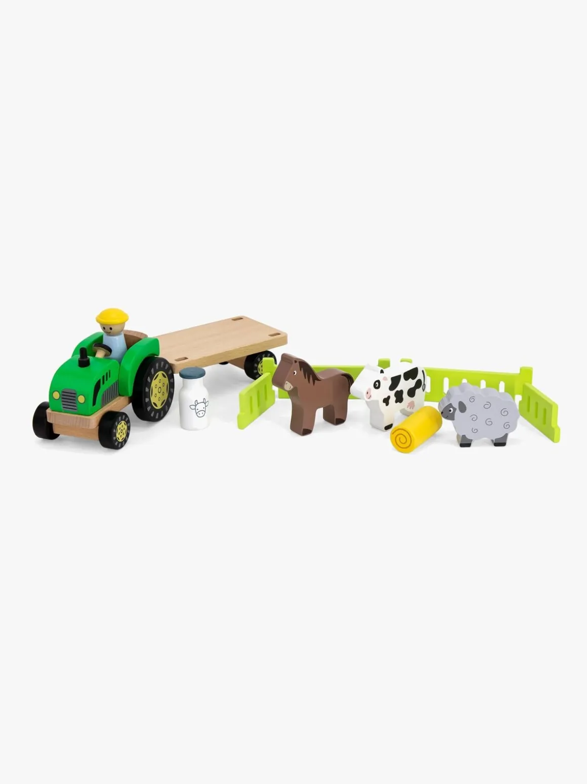VIGA Farm Traktor med Anhængervogn
